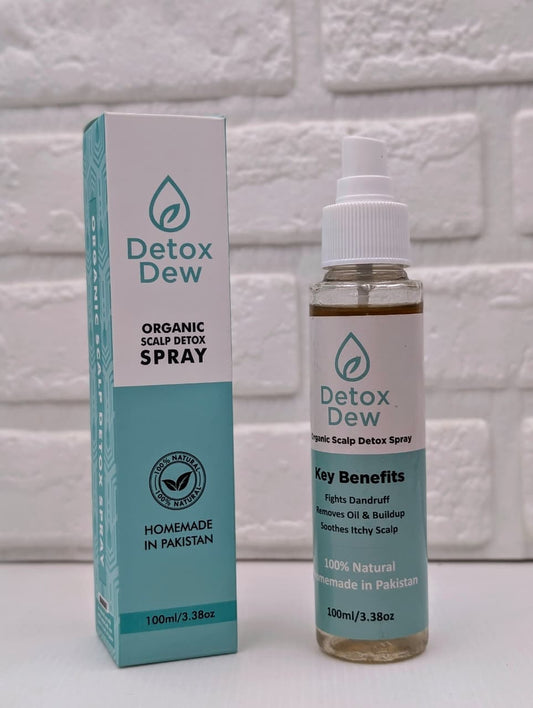 Detox Dew – Natural Scalp Detox & Growth Spray (100ml)