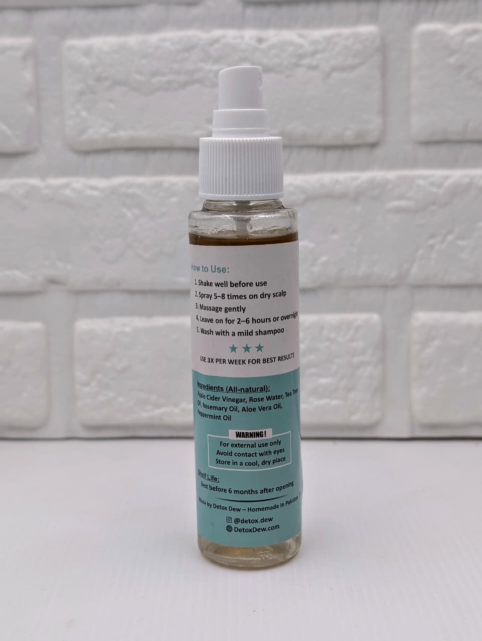 Detox Dew – Natural Scalp Detox & Growth Spray (100ml)